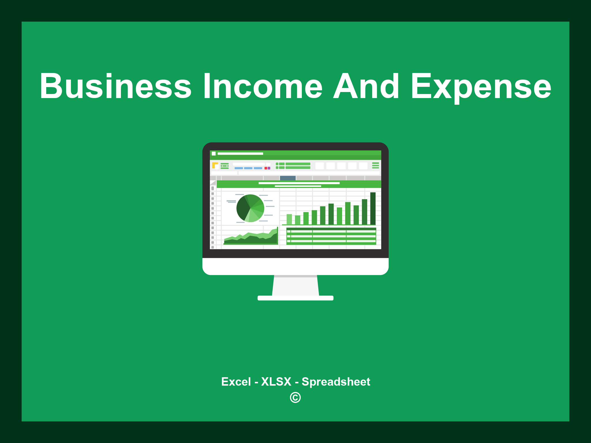 Excel Business Income And Expense Template