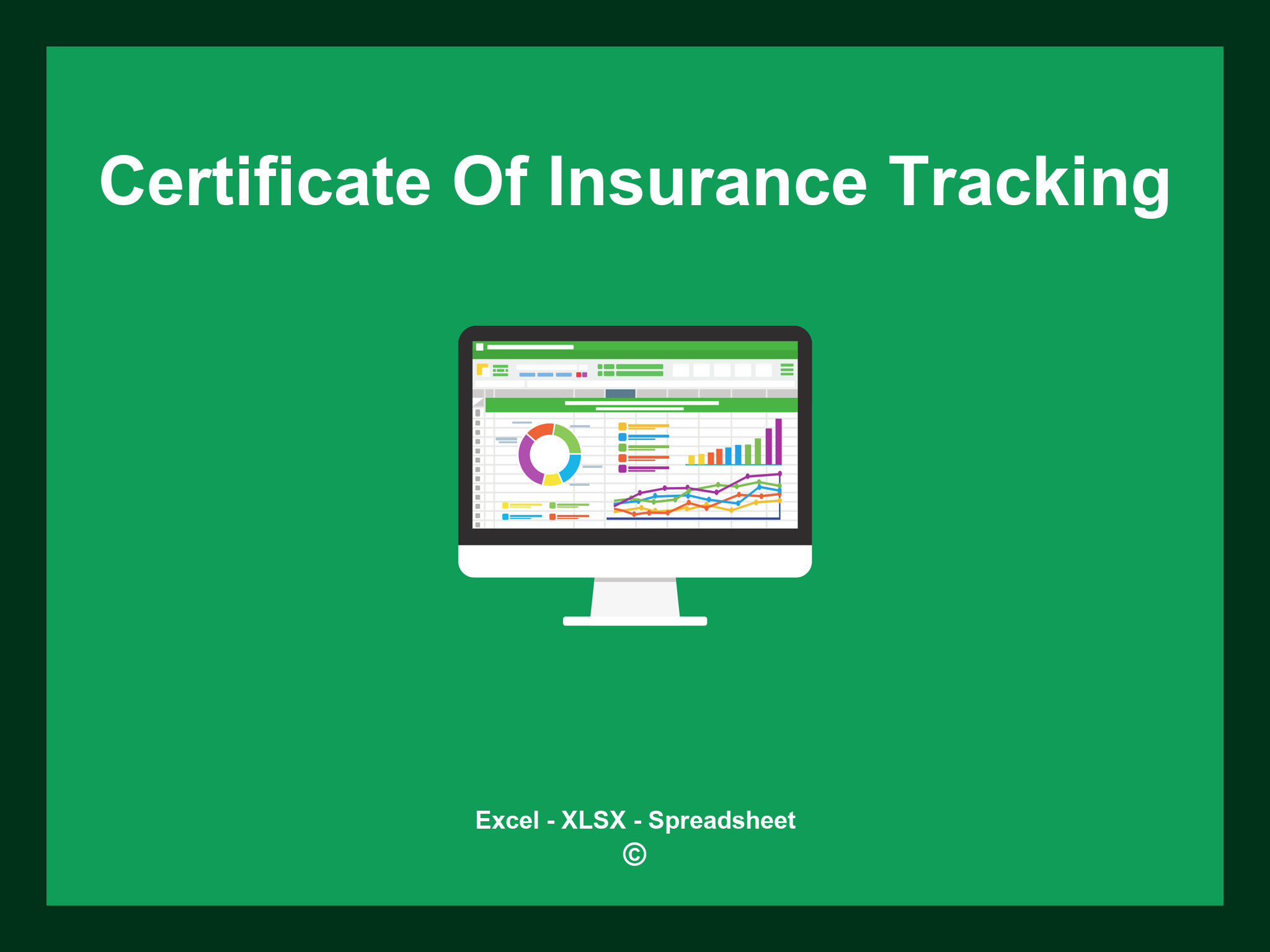 Certificate Of Insurance Tracking Template Excel