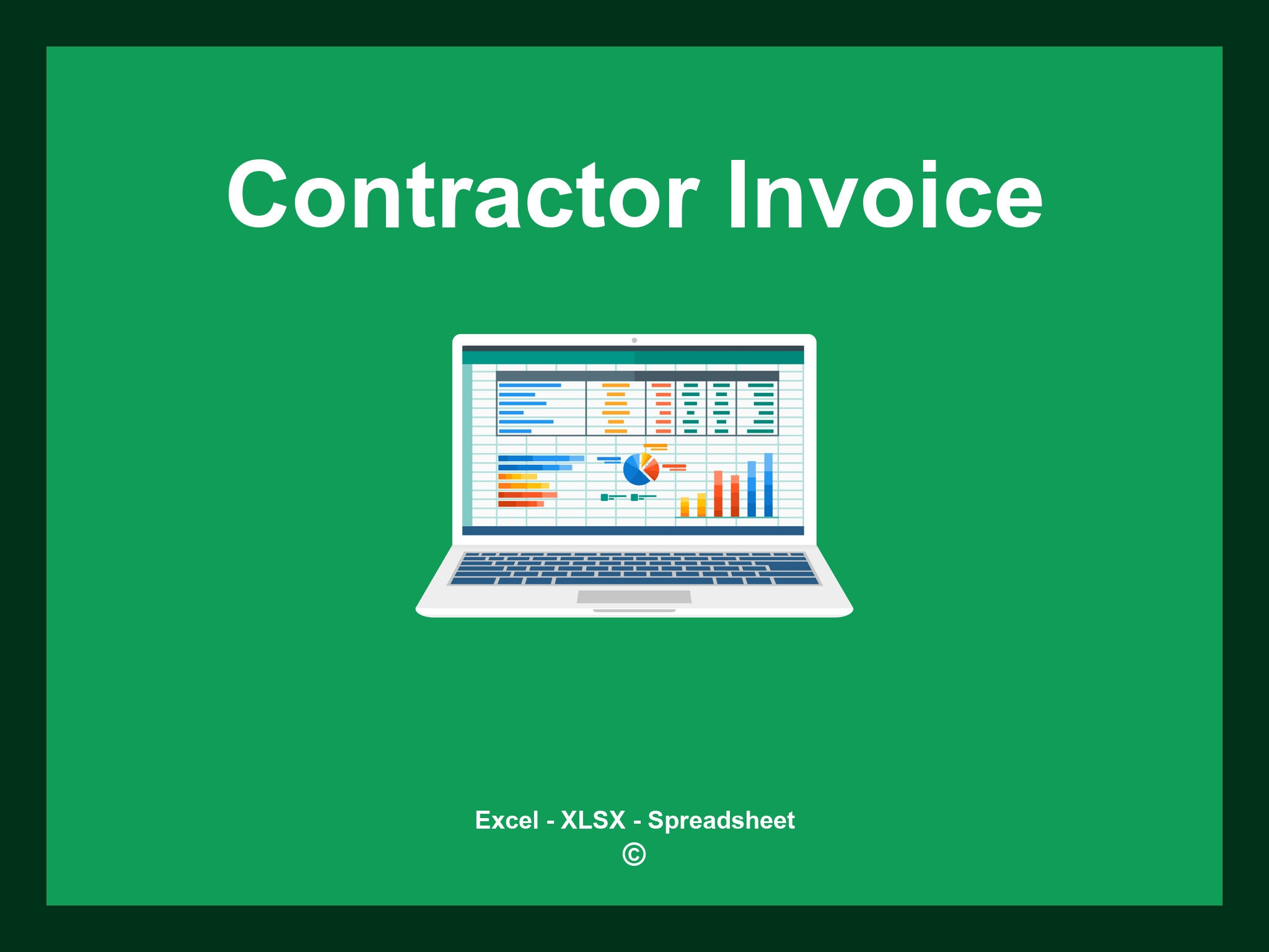 Contractor Invoice Template Excel