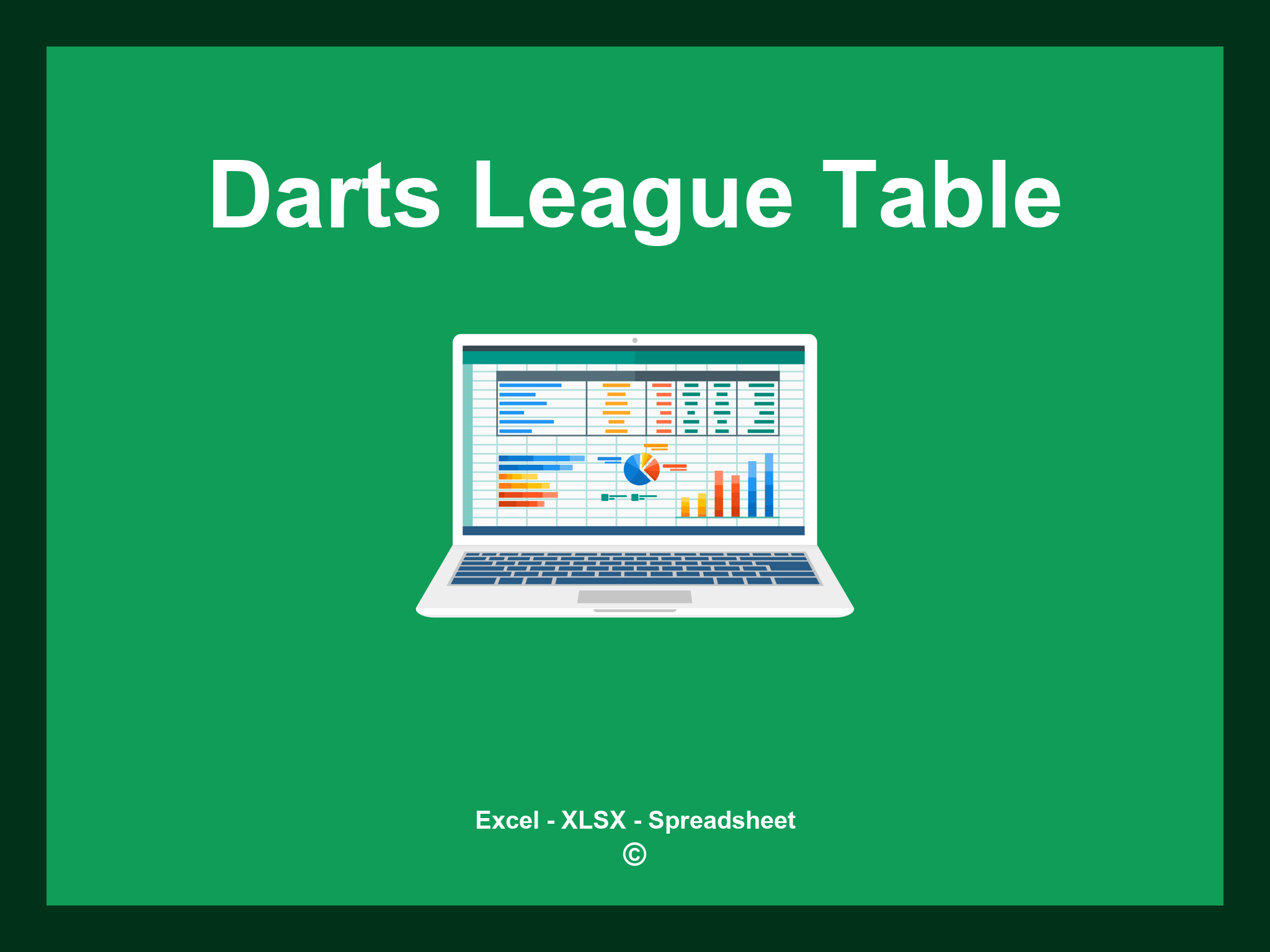 Excel Darts League Table Template