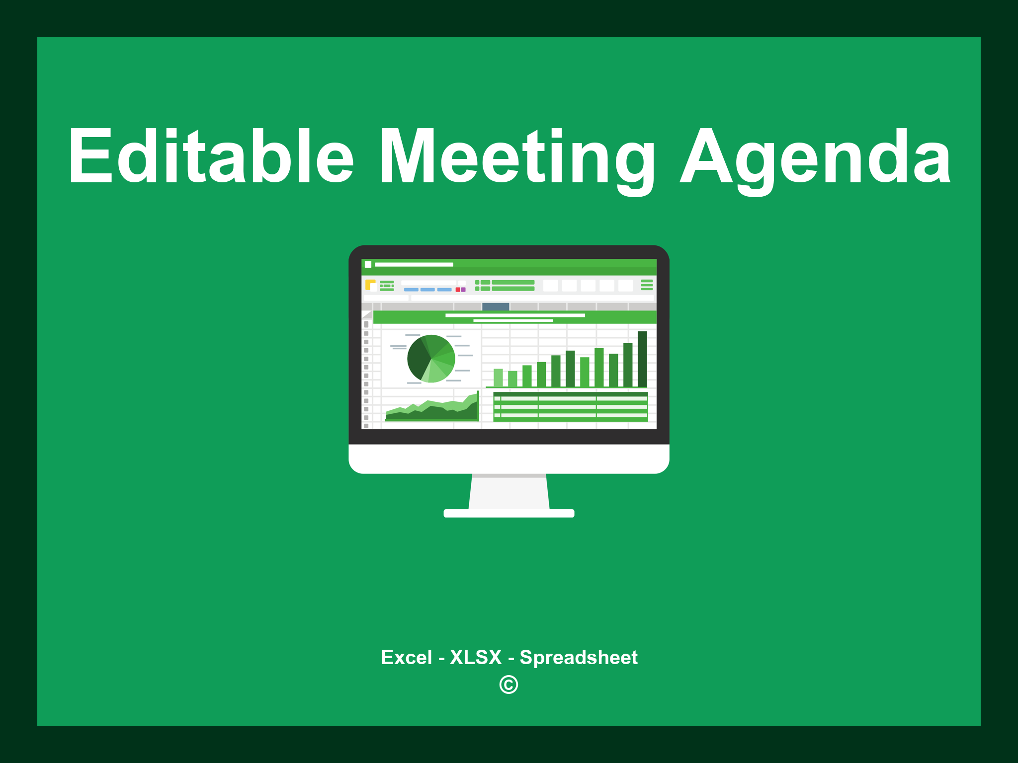 Editable Meeting Agenda Template Excel