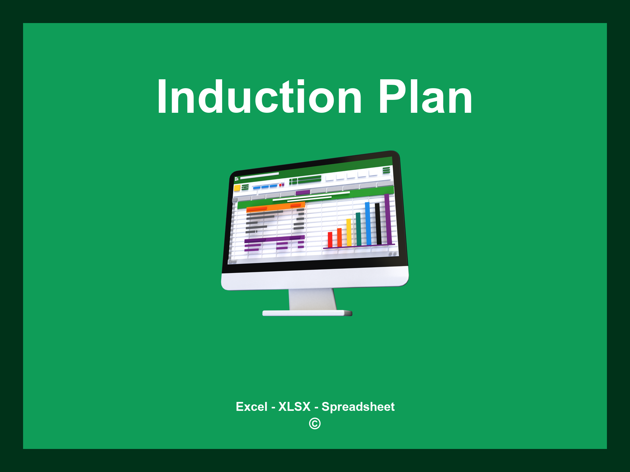 Induction Plan Template Excel
