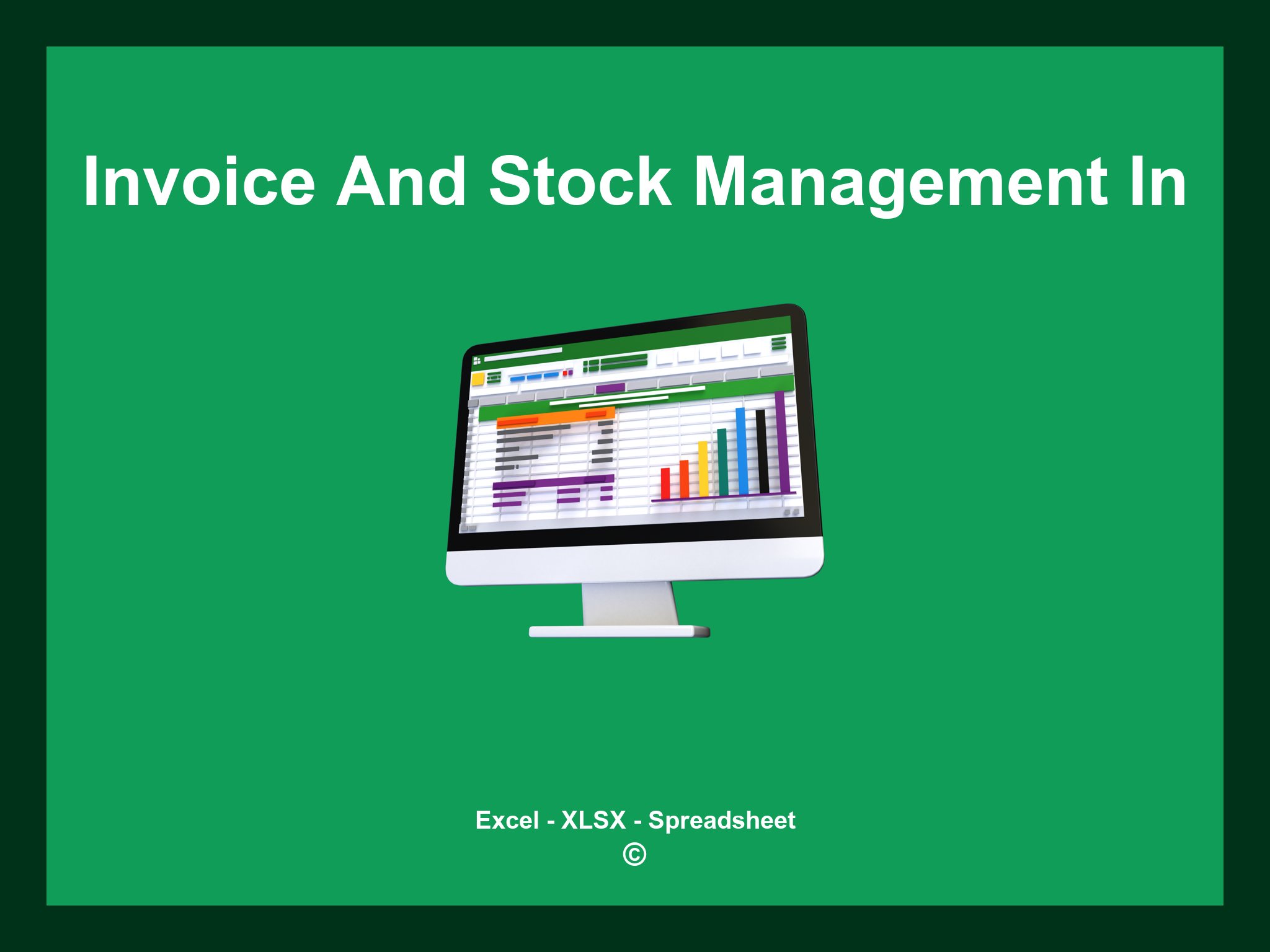 Invoice And Stock Management In Excel Template
