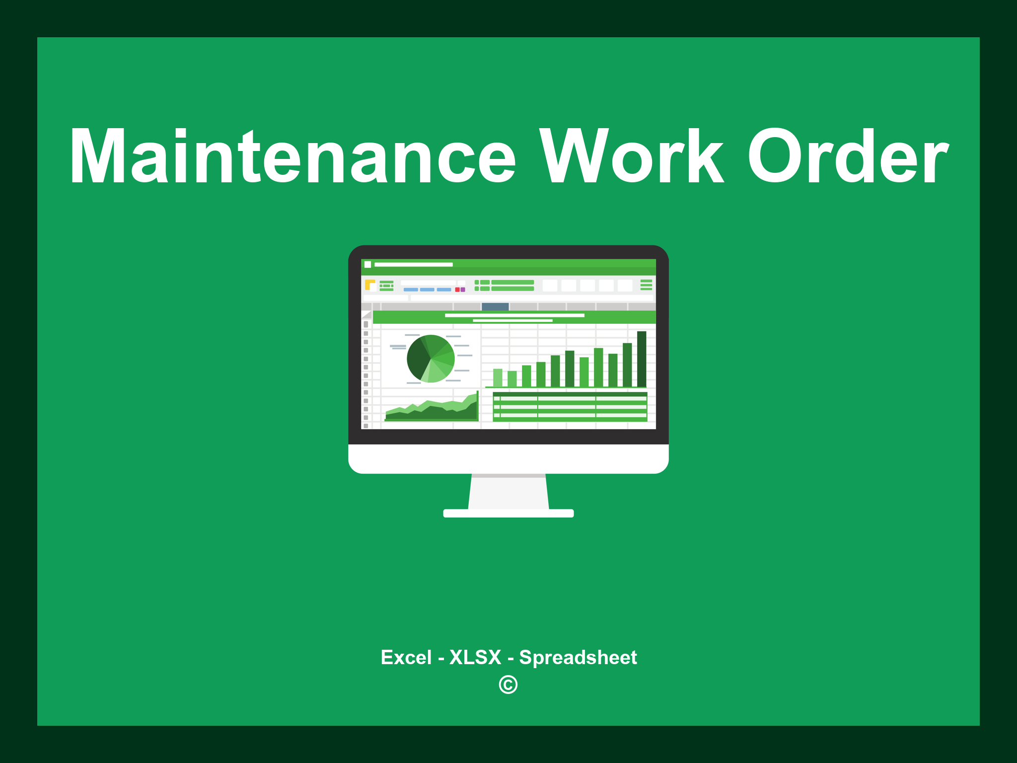 Maintenance Work Order Template Excel
