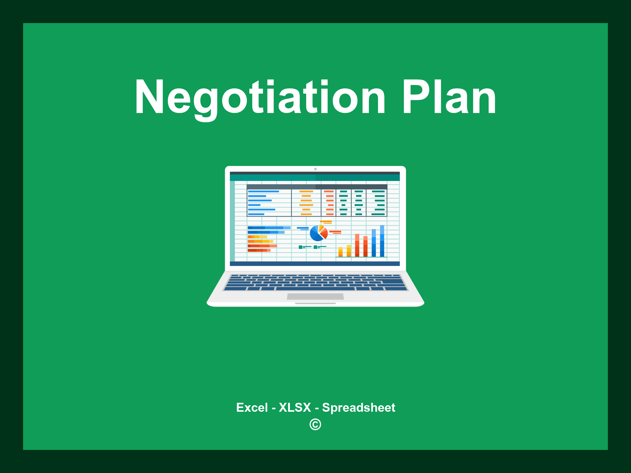 Negotiation Plan Template Excel