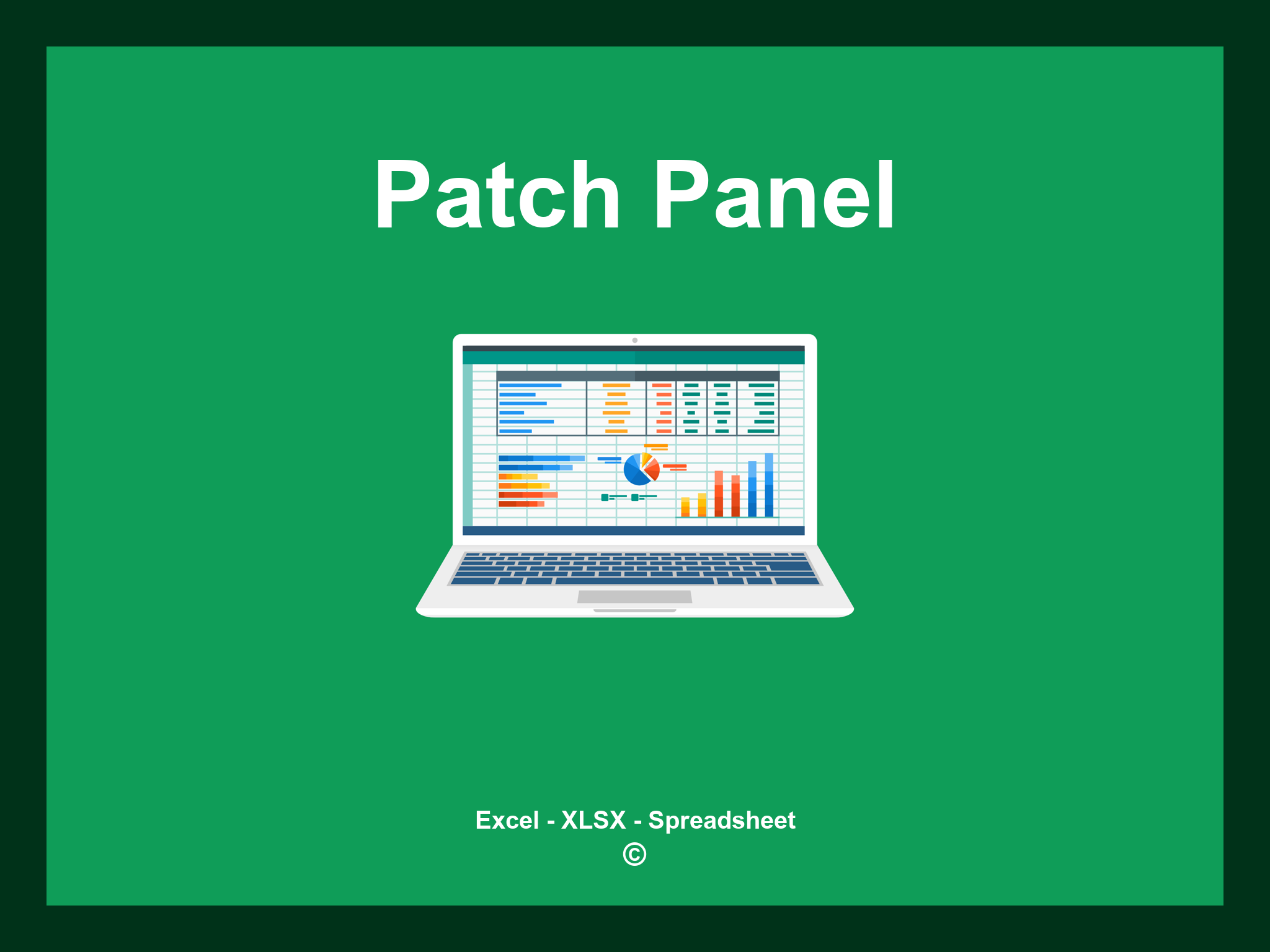 Excel Patch Panel Template