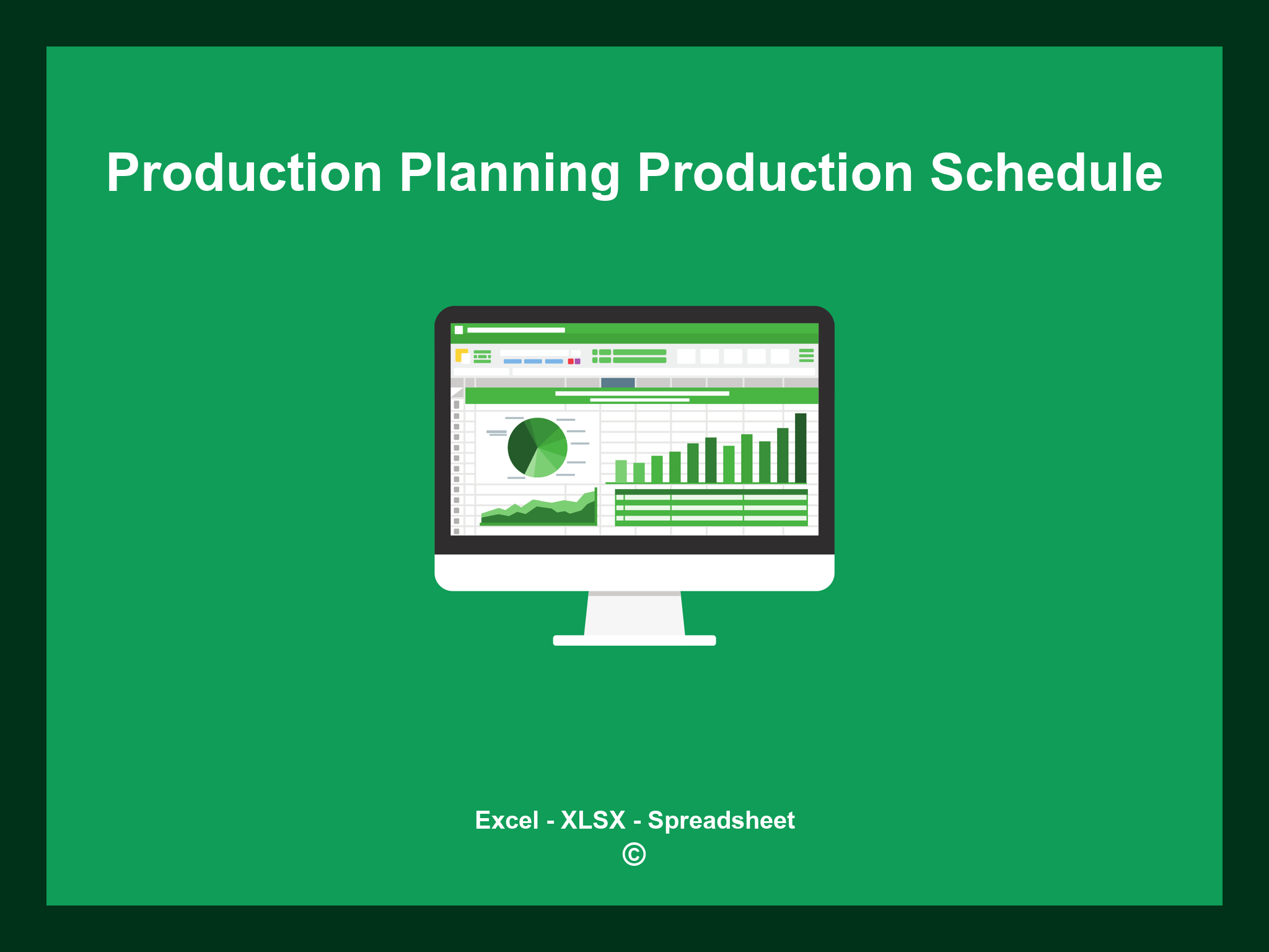Production Planning Production Schedule Template Excel