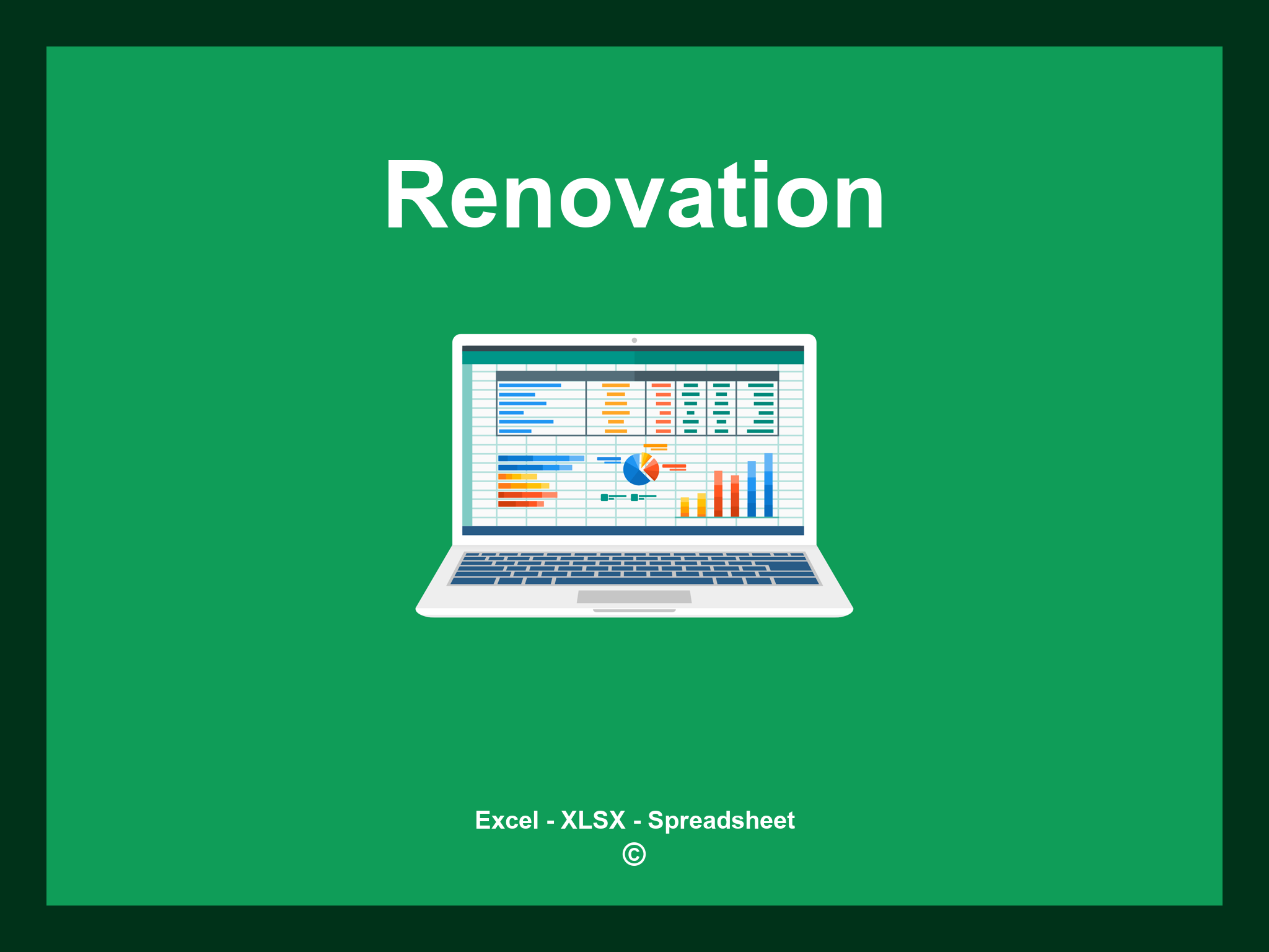 Renovation Excel Template