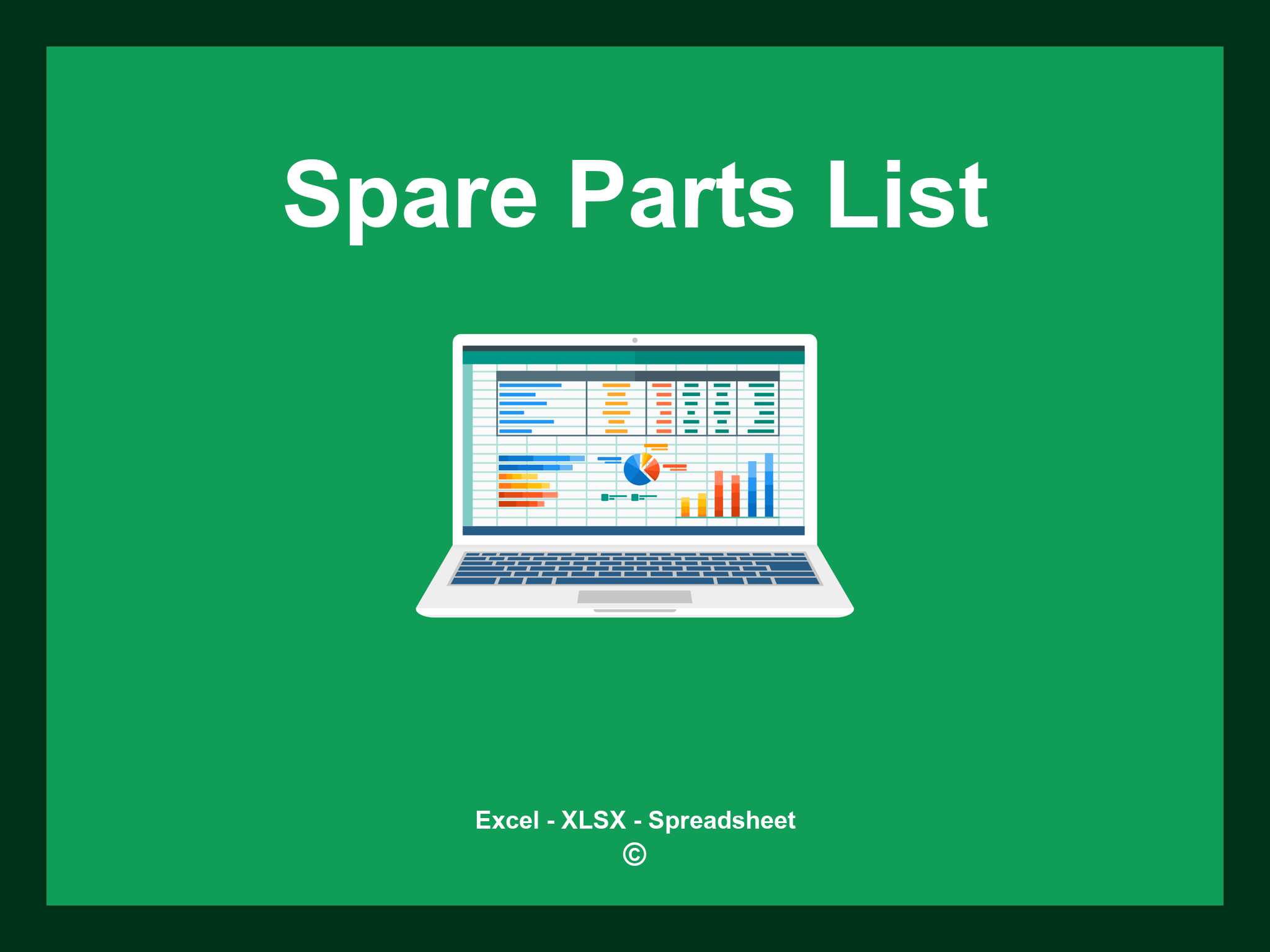 Spare Parts List Template Excel