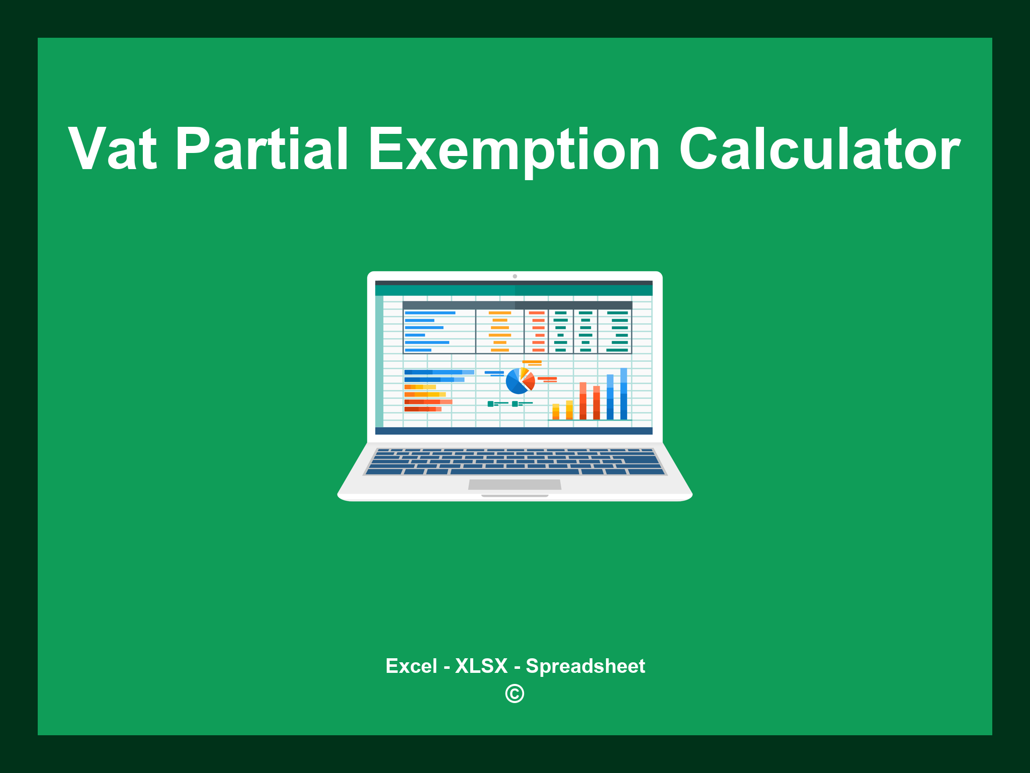Vat Partial Exemption Calculator Template Excel